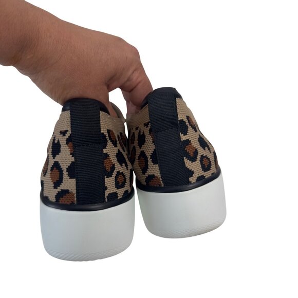 Traq by Alegria Mystic Womens Slip-On Leopard Print Slip On Shoes Size 41 - Picture 8 of 16